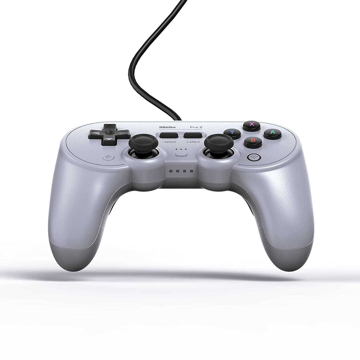 8BITDO PRO 2 WIRED GAMEPAD (GRAY EDITION) (SWITCH/WINDOWS) (82BD) - DataBlitz