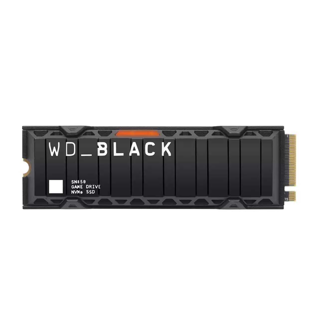 WD BLACK SN850 2TB NVME INTERNAL GAMING SSD WITH HEATSINK COMPATIBLE W/ PS5 (WDS200T1XHE) - DataBlitz