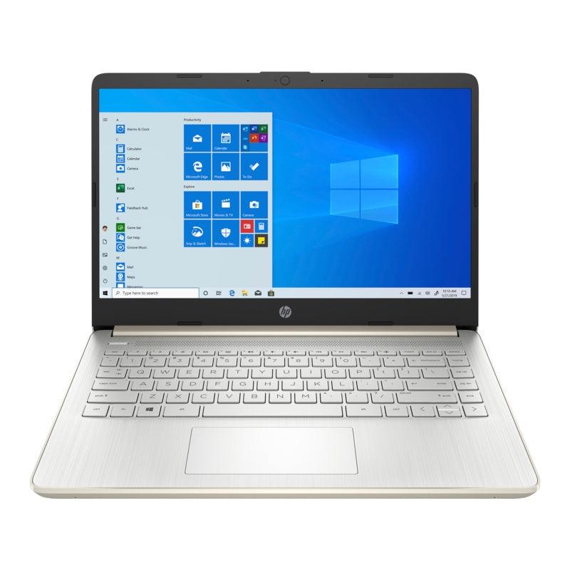 HP 14S-FQ1097AU LAPTOP (PALE GOLD) | 14” HD | RYZEN™ 3 5300U | 8 GB DDR4 | 256 GB SSD | AMD RADEON™ | WIN11 + MS OFFICE HOME & STUDENT | HP PRELUDE TOPLOAD BAG - DataBlitz