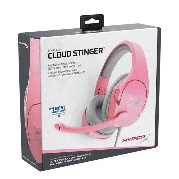 HYPERX CLOUD STINGER GAMING HEADSET (PINK) - DataBlitz