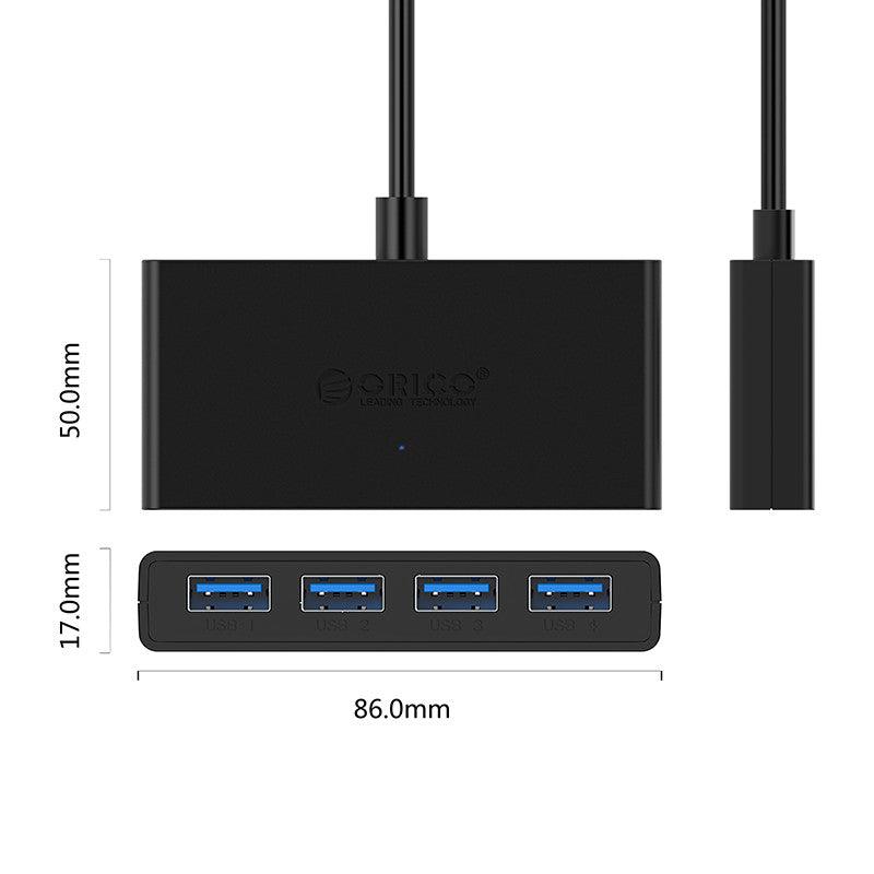 ORICO 4-Port USB 3.0 Hub (Black) (G11-H4-U3) - DataBlitz