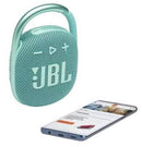 JBL CLIP 4 WATERPROOF BLUETOOTH WIRELESS SPEAKER (TEAL) - DataBlitz