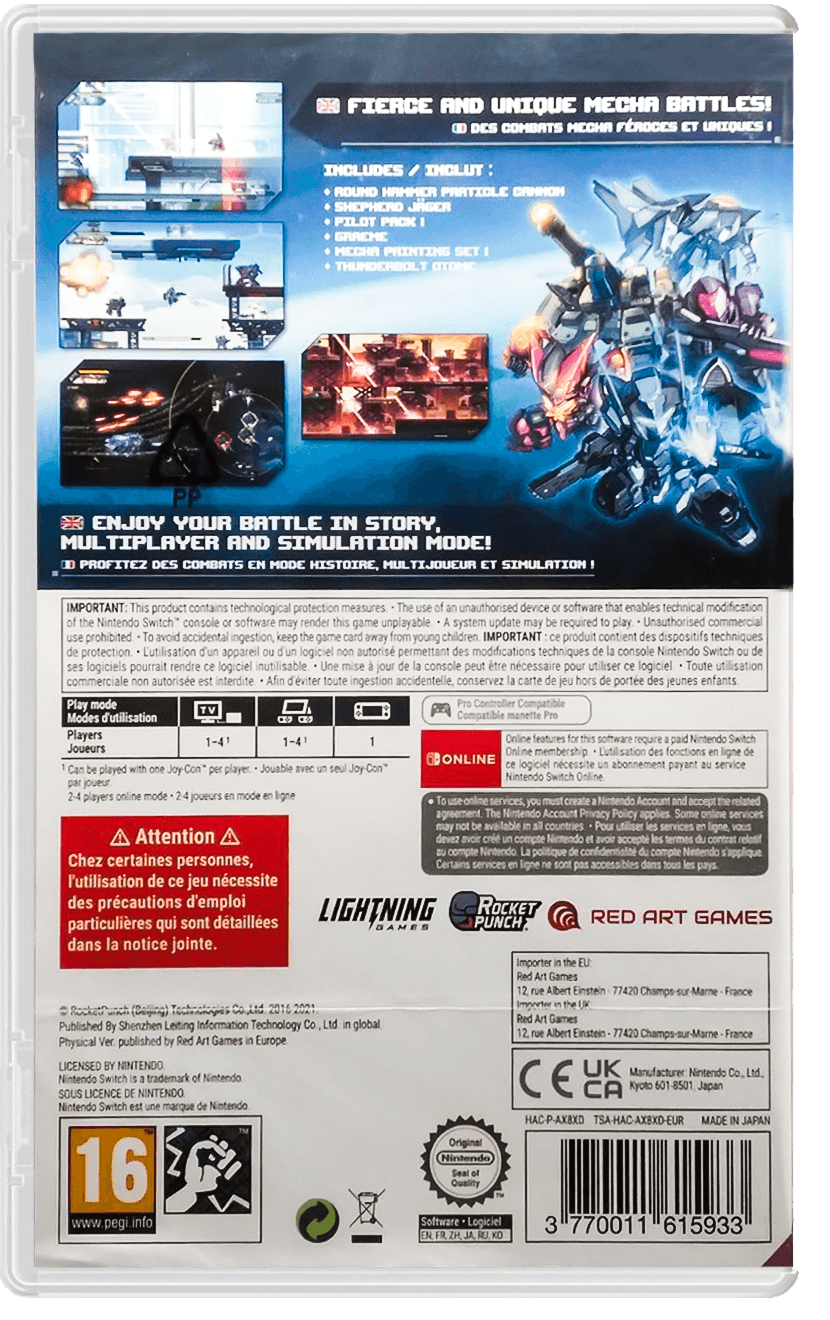 Nintendo Switch Hardcore Mecha