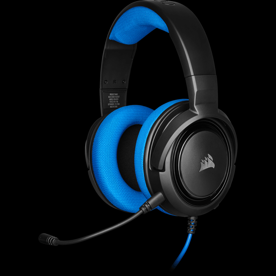 CORSAIR HS35 STEREO GAMING HEADSET (BLUE) - DataBlitz