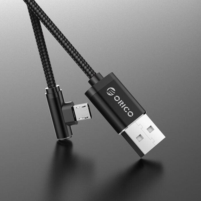 ORICO 2-in-1 1.2m Micro Charging Cable (Black) (HTM-12) - DataBlitz