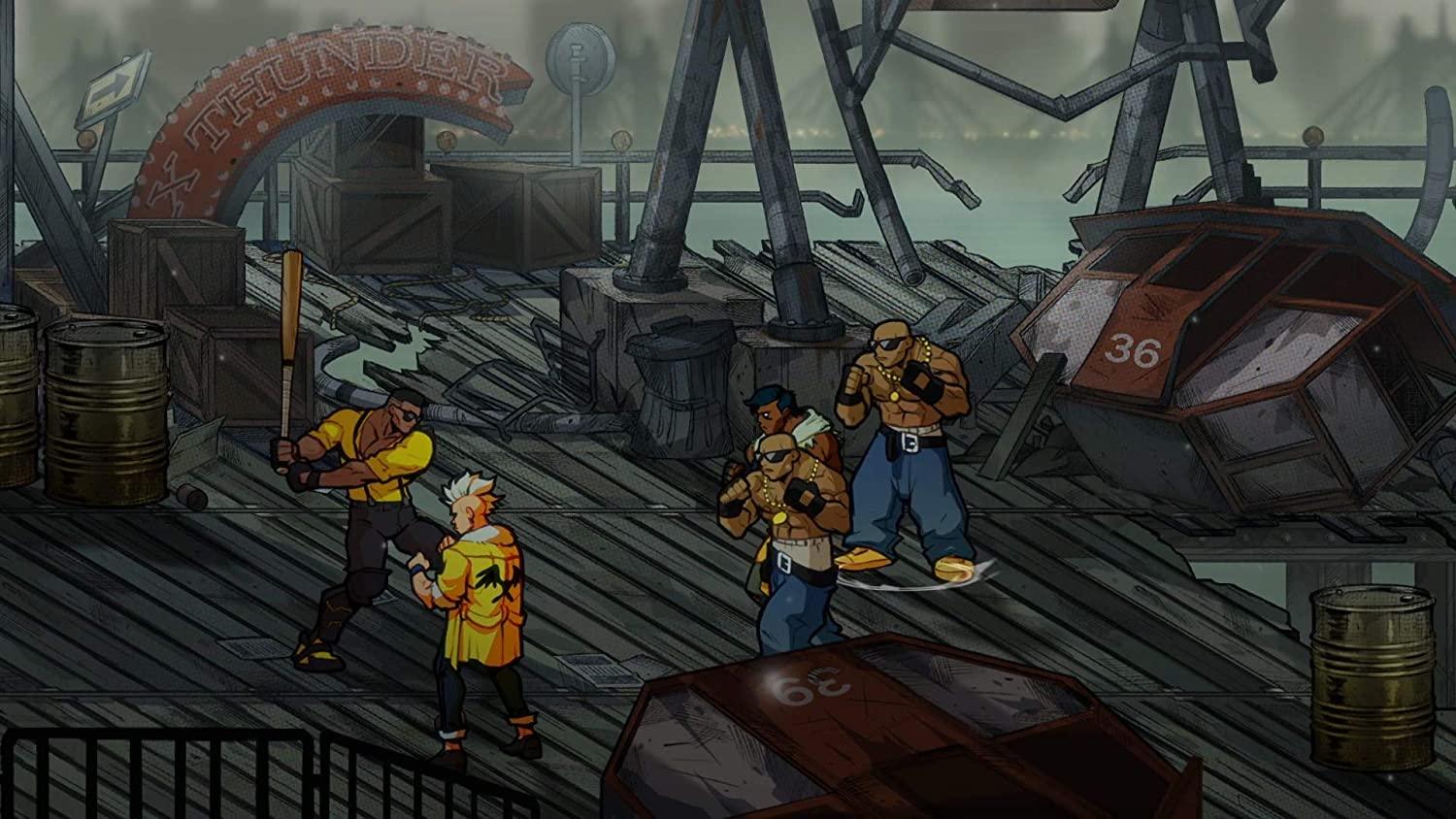 PS4 STREETS OF RAGE 4 (INCLUDES ART BOOKLET & KEYRING) ALL (ENG/FR) - DataBlitz
