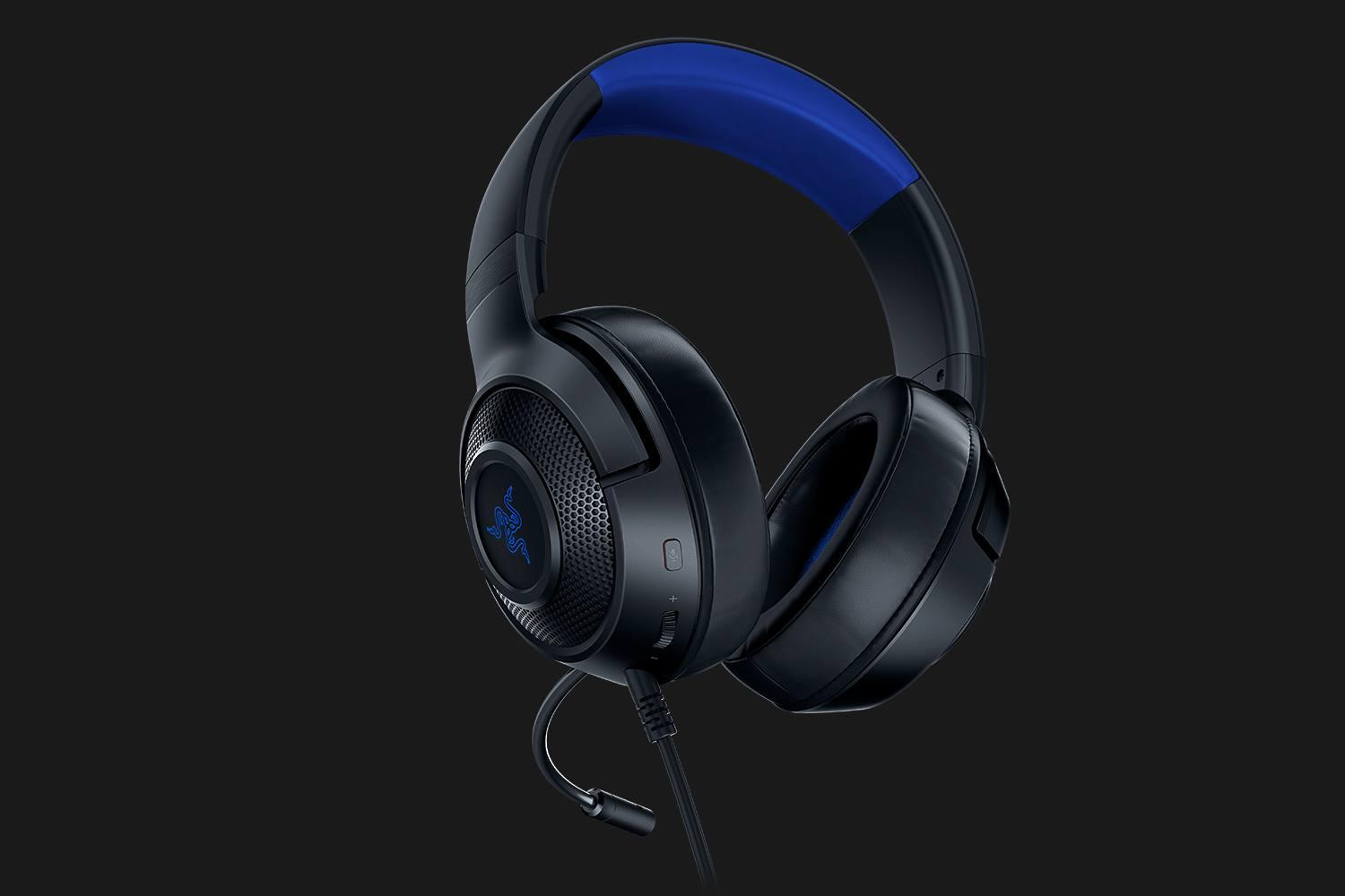RAZER KRAKEN X FOR CONSOLE WIRED CONSOLE GAMING HEADSET (BLACK/BLUE) - DataBlitz