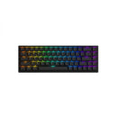 Akko 3068S Shine-Through RGB Hot-Swappable Mechanical Keyboard Black (Akko CS Jelly Pink) - DataBlitz