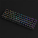 Akko 3068S Shine-Through RGB Hot-Swappable Mechanical Keyboard Black (Akko CS Jelly Purple) - DataBlitz