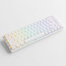 Akko 3084S Shine-Through RGB Hot-Swappable Mechanical Keyboard White (Akko CS Jelly Purple) - DataBlitz