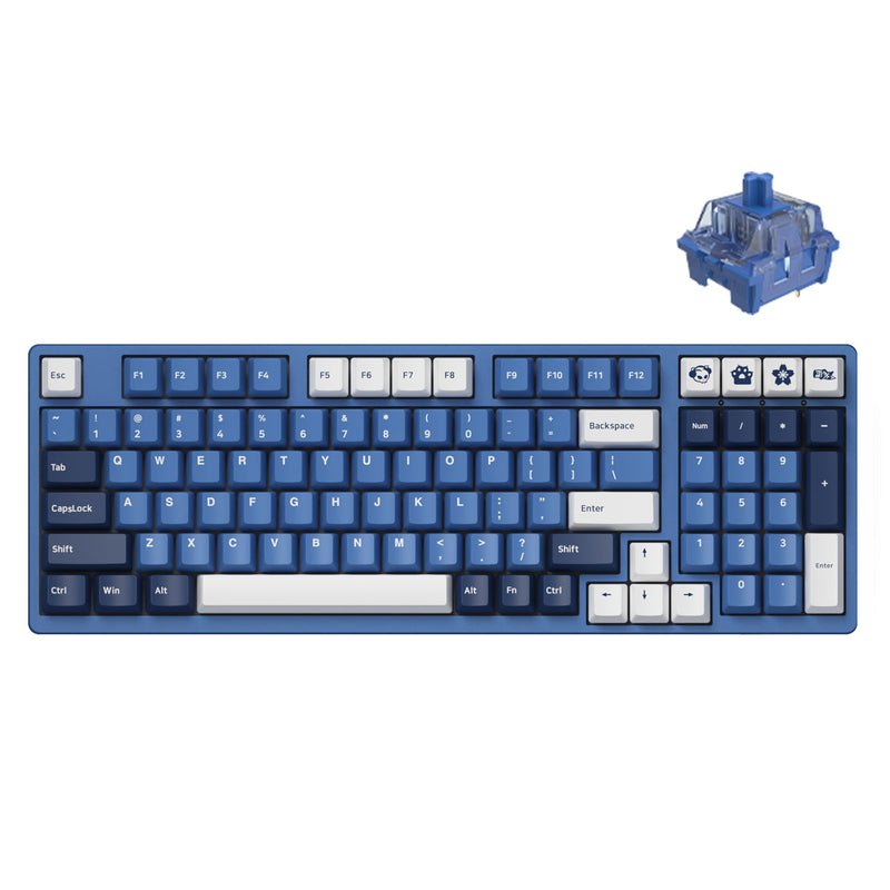 Akko Ocean Star 3098DS Mechanical Keyboard (Akko Blue)