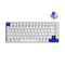 Akko Blue On White 3084B Plus Hot-Swappable Multi-Mode RGB Mechanical Keyboard (Akko CS Jelly Purple)