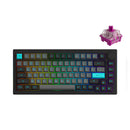 Akko Black & Cyan 5075B Plus Multi-Modes RGB Mechanical Keyboard (Akko CS Wine Red)