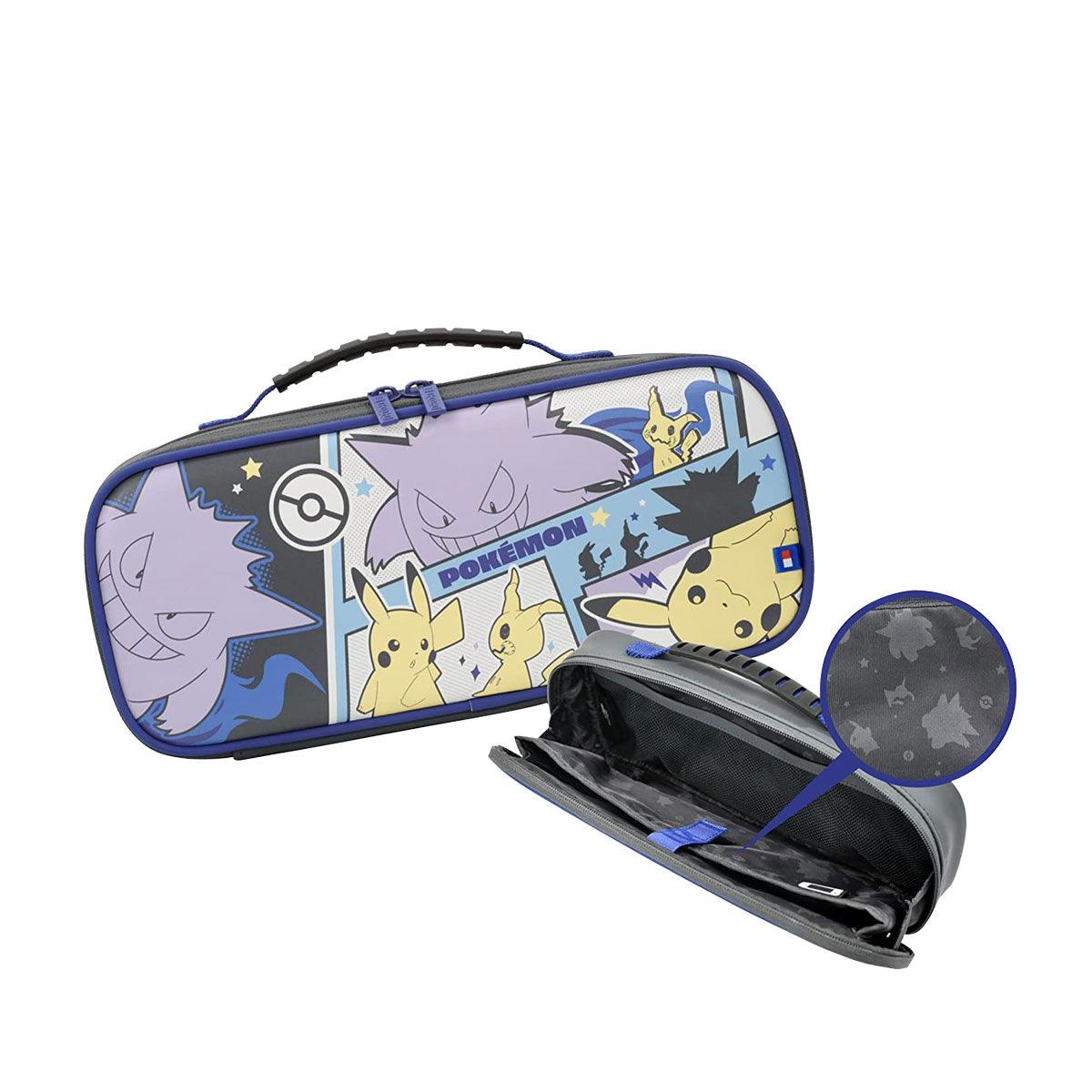 NSW HORI Cargo Pouch Compact Pikachu & Gengar With Mimikyu Nintendo Switch / Nintendo Switch OLED Model (NSW-412A) - DataBlitz