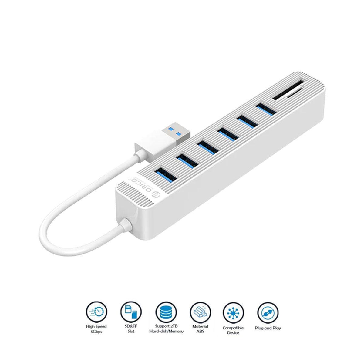 Orico 6-Port USB Hub With Card Reader (TWU32-6AST) - DataBlitz