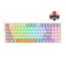 Redragon K636WGO-RGB V2 Kitava Wired Mechanical Gaming Keyboard (White-Grey-Orange) Dust-Proof Red Switch - DataBlitz