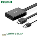 UGREEN HDMI+USB Port To DP Converter 0.5M (Black) (MM107/40238) - DataBlitz