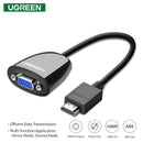 UGREEN HDMI To VGA Converter Without Audio 25CM (Black) (MM105/40253) - DataBlitz