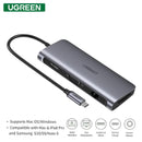 UGREEN USB-C 9-In-1 Multifunctional Adapter (Gray) (CM179/40873) - DataBlitz