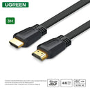 UGREEN HDMI Male To Male Flat Cable 3M (Black) (ED015/50820) - DataBlitz