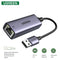 UGREEN USB-A 3.0 To Gigabit Ethernet Adapter Aluminum Case 10cm (SPACE GRAY) (CM209/50922) - DataBlitz