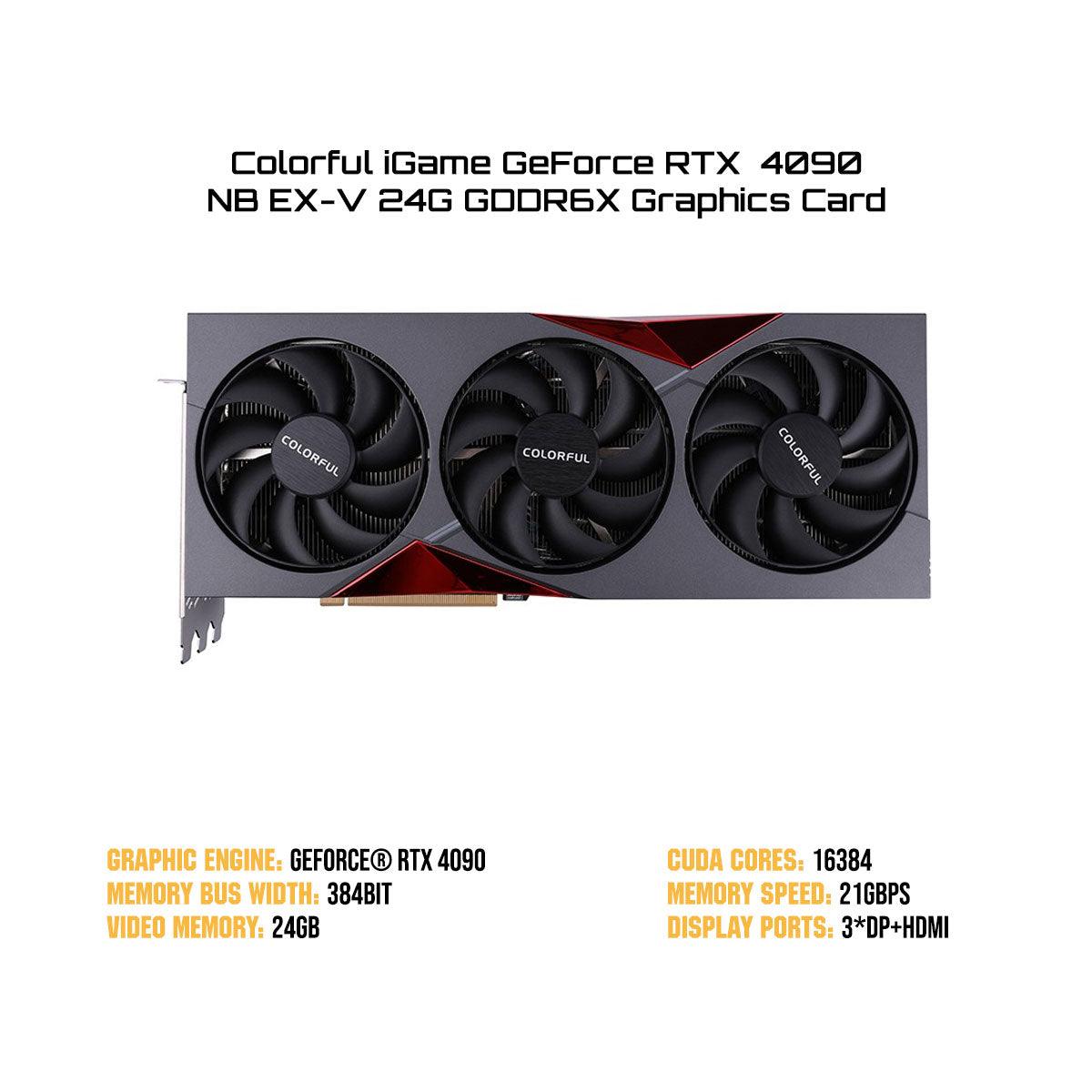 Colorful iGame Geforce RTX 4090 NB EX-V 24G GDDR6X Graphics Card - DataBlitz