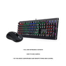 Gofreetech MK700 104-KEYS RGB Mechanical Gaming Keyboard (Brown Switch) + GFT M006 Wireless Optical Mouse Bundle - DataBlitz