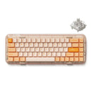 MelGeek MOJO68 Rose Custom & Programmable Mechanical Keyboard (Gateron Pro White)