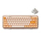MelGeek MOJO68 Rose Custom & Programmable Mechanical Keyboard (Gateron Pro White)