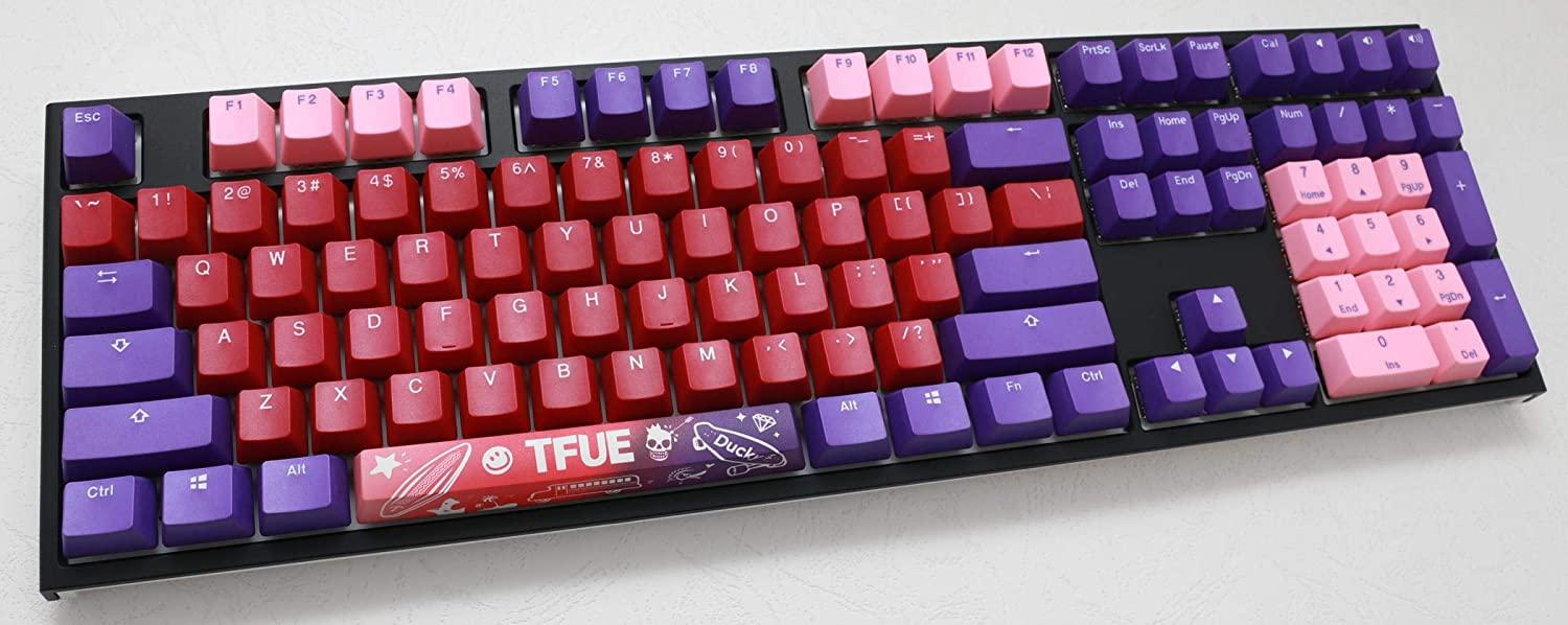 DUCKY 108-KEY PBT SEAMLESS DOUBLESHOT TFUE KEYCAP SET (DKSA108-USPDZZZOT) - DataBlitz