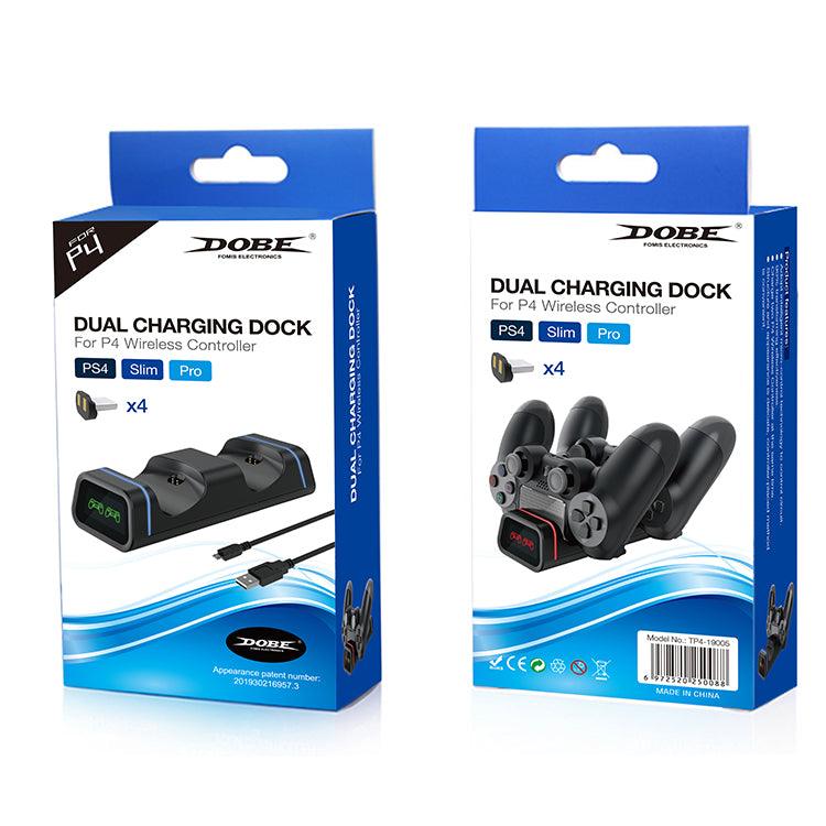 DOBE PS4 DUAL CHARGING DOCK FOR PS4 WIRELESS CONTROLLER (TP4-19005) - DataBlitz