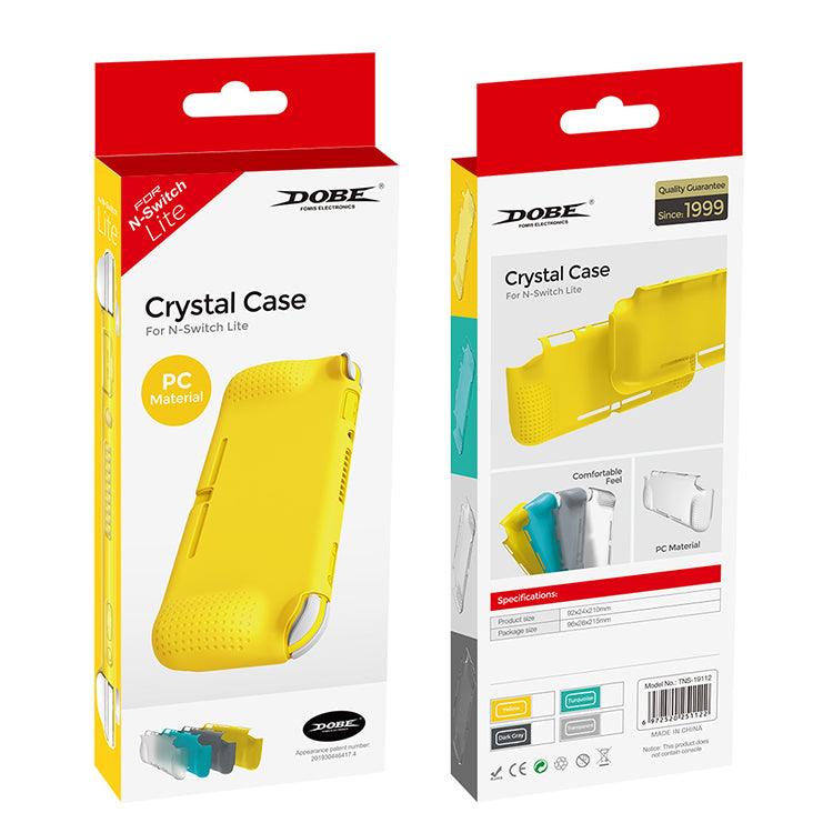 DOBE NSW CRYSTAL CASE PC MATERIAL FOR N-SWITCH LITE (YELLOW) (TNS-19112) - DataBlitz