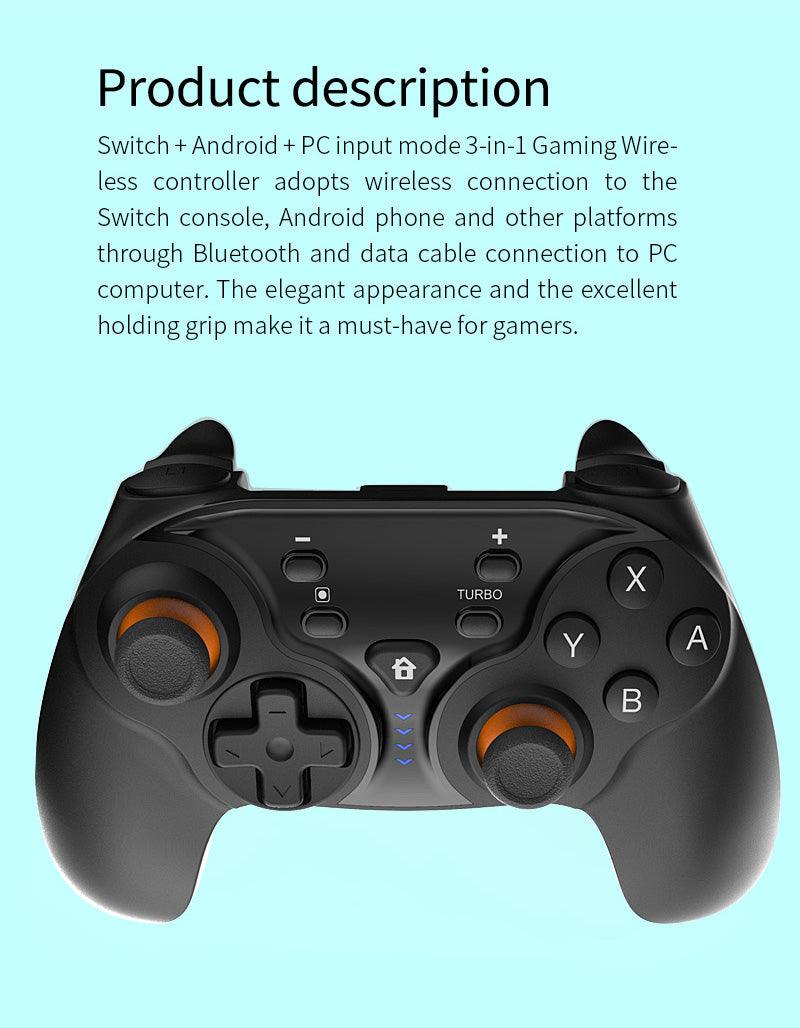DOBE NSW WIRELESS CONTROLLER FOR NINTENDO SWITCH / ANDROID / PC (TY-1793) - DataBlitz