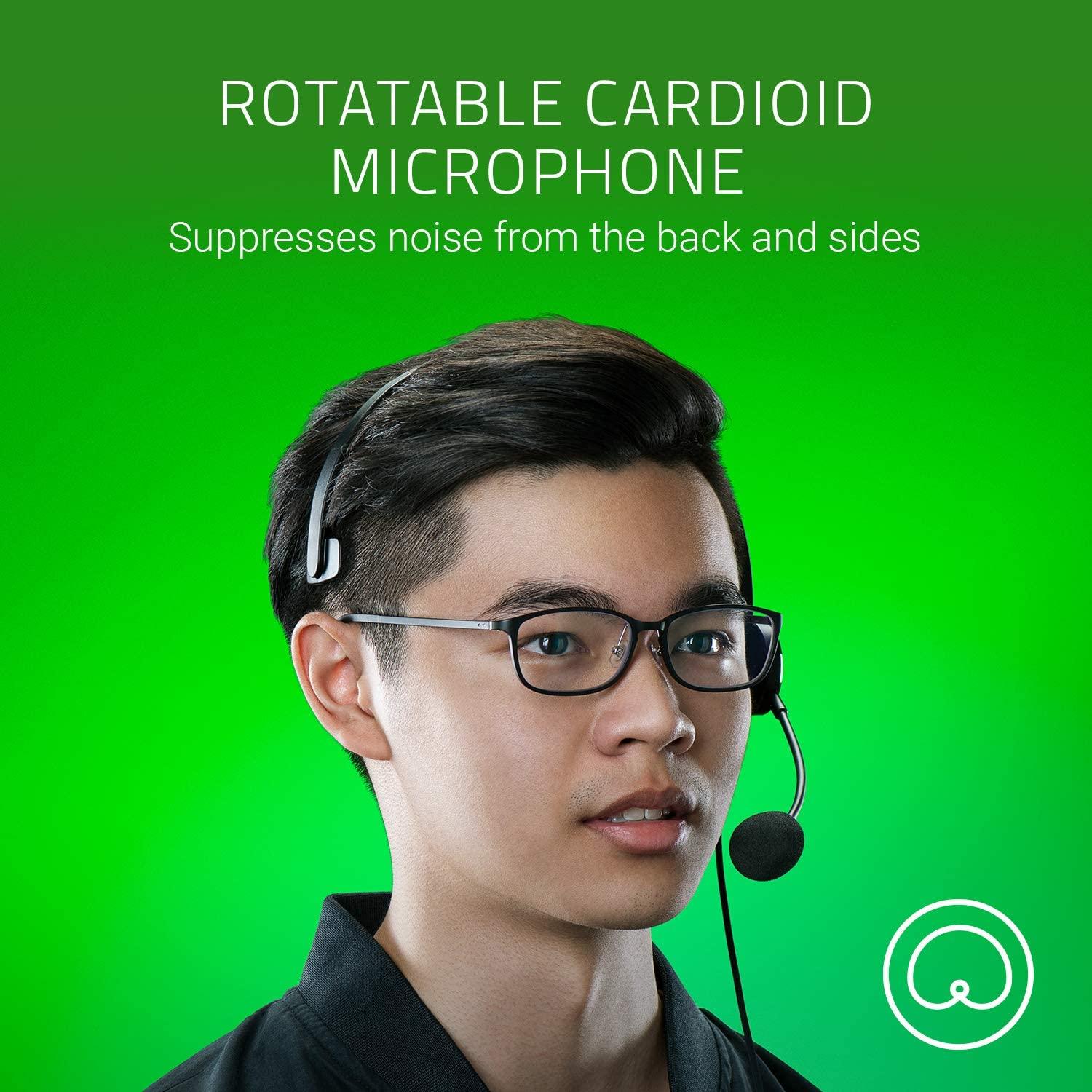 RAZER TETRA CONSOLE CHAT HEADSET 3.5 MM ANALOG MONO - DataBlitz