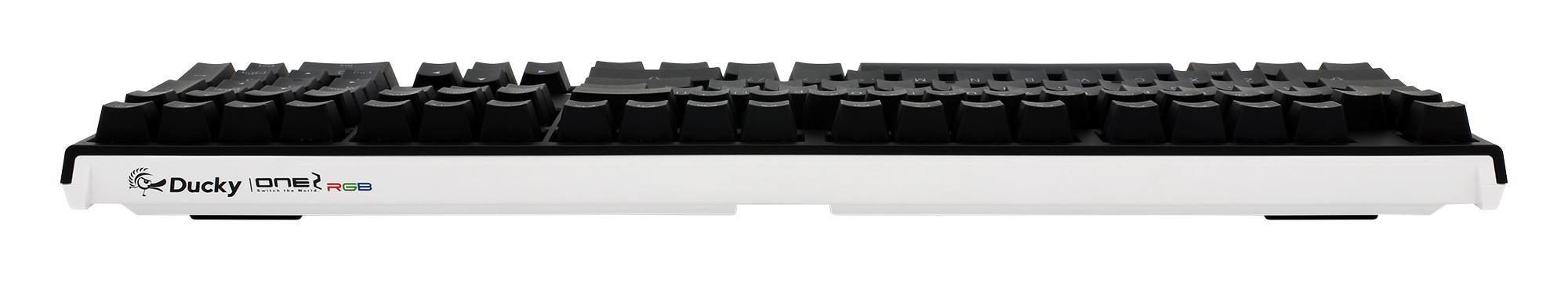 DUCKY ONE 2 RGB LED DOUBLE SHOT PBT MECHANICAL KEYBOARD CHERRY MX RED (DKON1808ST-RUSPDAZT1) - DataBlitz