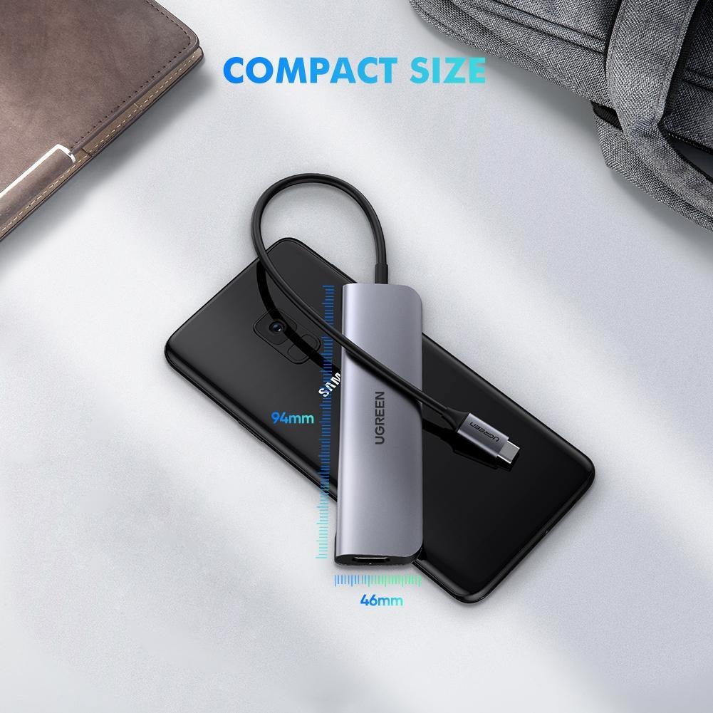 UGREEN USB-C 5-IN-1 MULTIFUNCTIONAL ADAPTER (CM136/50209) - DataBlitz