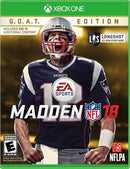 XBOXONE MADDEN NFL 18 G.O.A.T EDITION US - DataBlitz