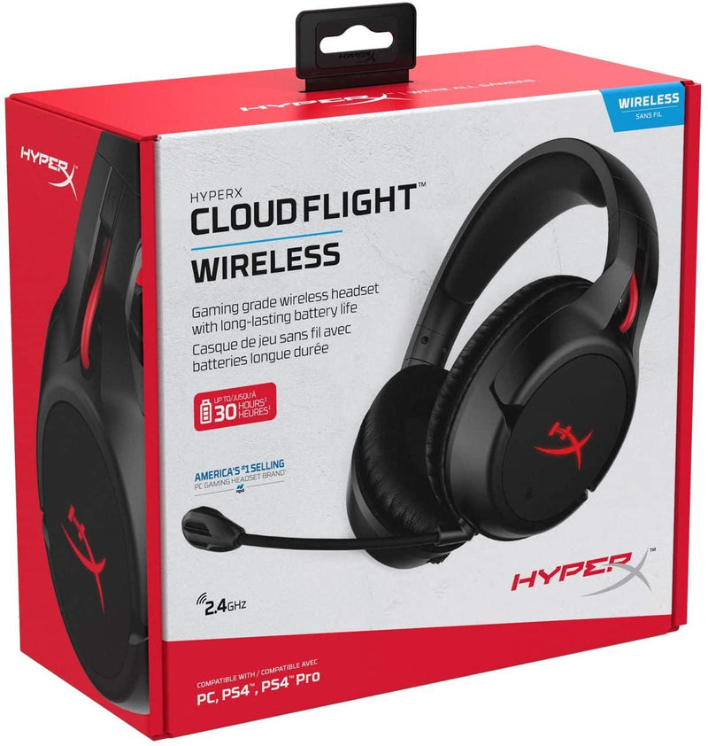 HyperX Cloud Flight Wireless Gaming Headset For PC, PS4 - DataBlitz