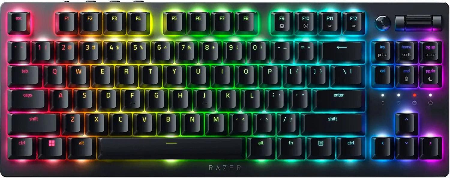Razer Deathstalker V2 Pro Tenkeyless Wireless Low-Profile RGB Optical Gaming Keyboard (Linear Red Switch) - DataBlitz