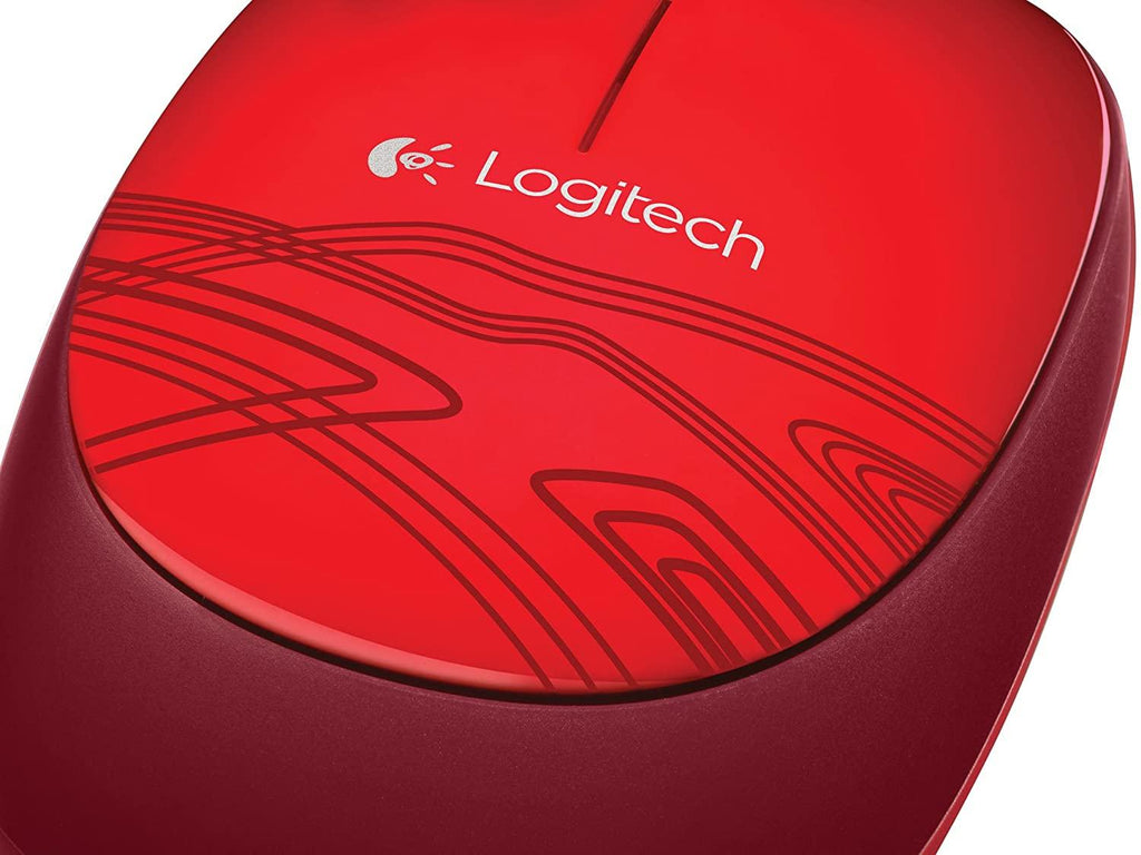 Logitech M105 Wired Gaming Mouse (Red)