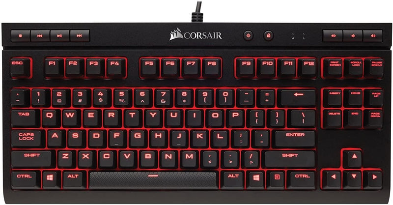 CORSAIR K63 WIRED MECHANICAL KEYBOARD (CHERRY MX RED) - DataBlitz