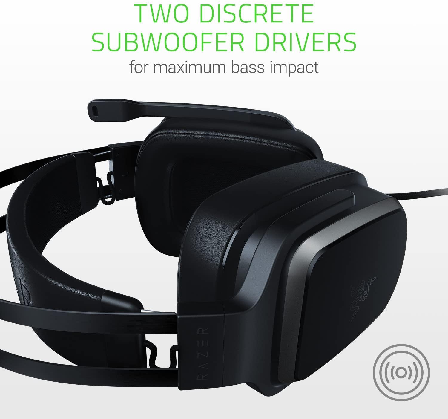 RAZER TIAMAT 2.2 V2 DUAL SUBWOOFER GAMING HEADSET (PC/MAC/PS4/XBOXONE/MOBILE DEVICES) - DataBlitz