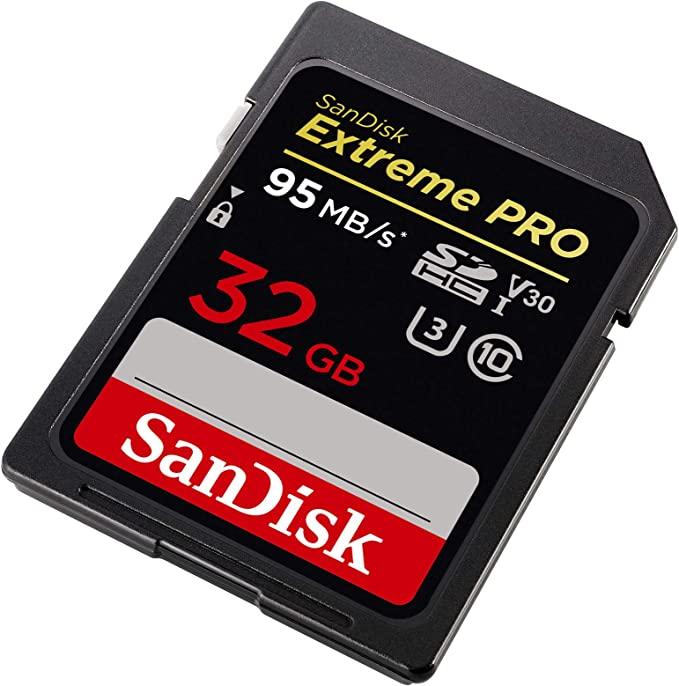 Sandisk Extreme Pro 32GB SDHC UHS-1 Card (SDSDXXG-032G-GN4IN) - DataBlitz