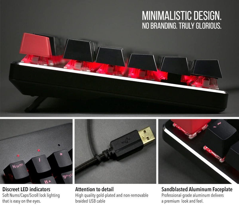 Glorious PC Gaming Race Modular Mechanical Keyboard Gmmk Full Size (Brown Switches) (Black)