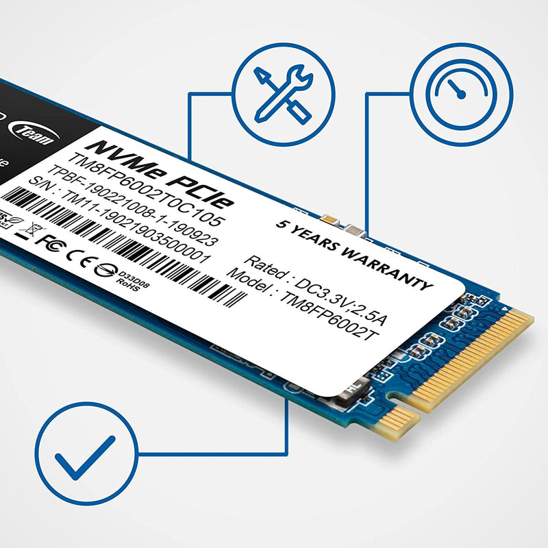 TEAMGROUP MP33 1TB SSD PCIE GEN3 X4 With NVME 1.3 (TM8FP6001T0C101) - DataBlitz