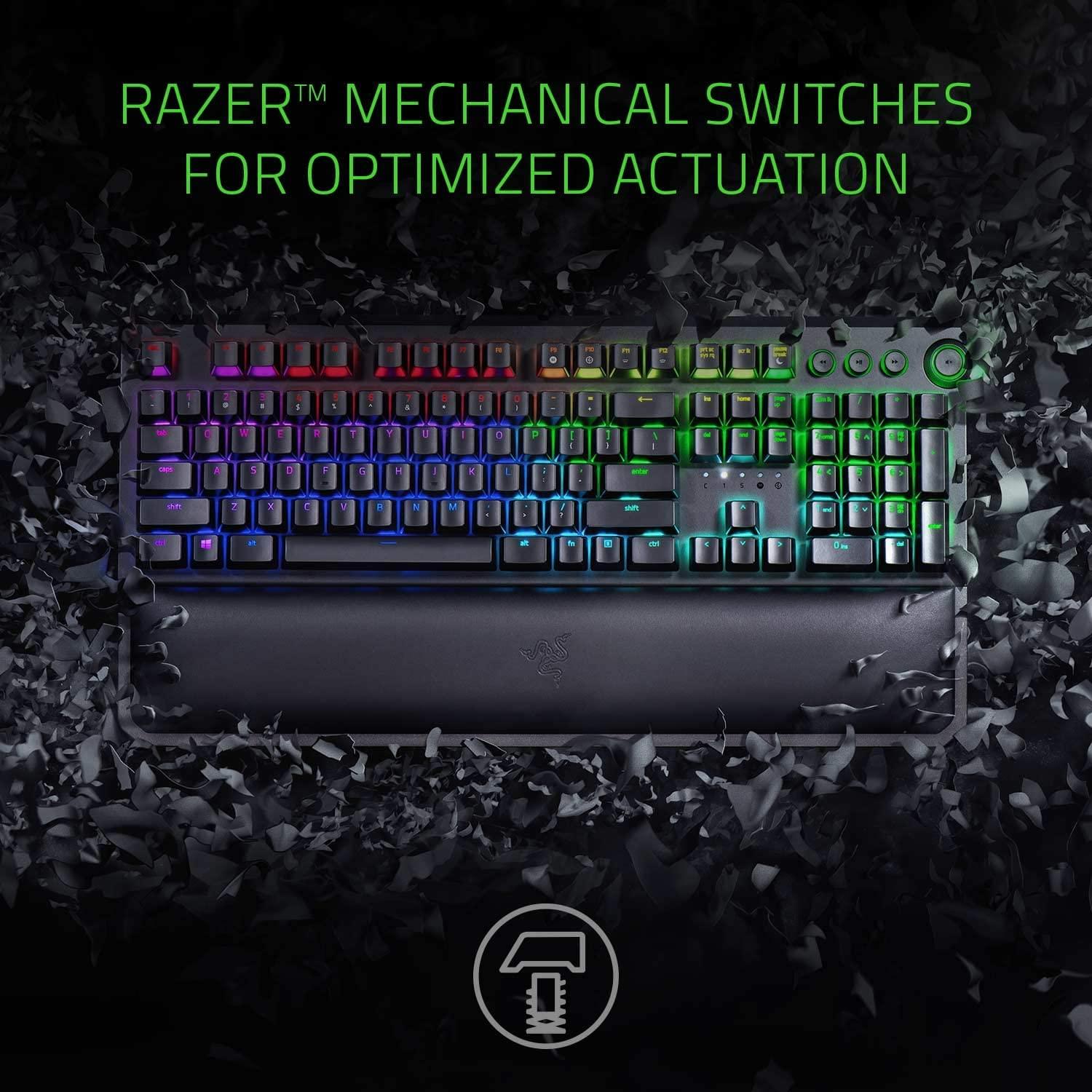 RAZER BLACKWIDOW ELITE MECHANICAL GAMING KEYBOARD (GREEN SWITCH) - DataBlitz