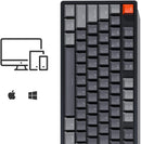 KEYCHRON K8 RGB BACKLIGHT ALUMINUM WIRELESS MECHANICAL KEYBOARD (GATERON BROWN SWITCH) (K8C3) - DataBlitz