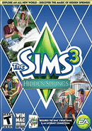 THE SIMS 3 HIDDEN SPRINGS WIN/MAC DVD-ROM - DataBlitz