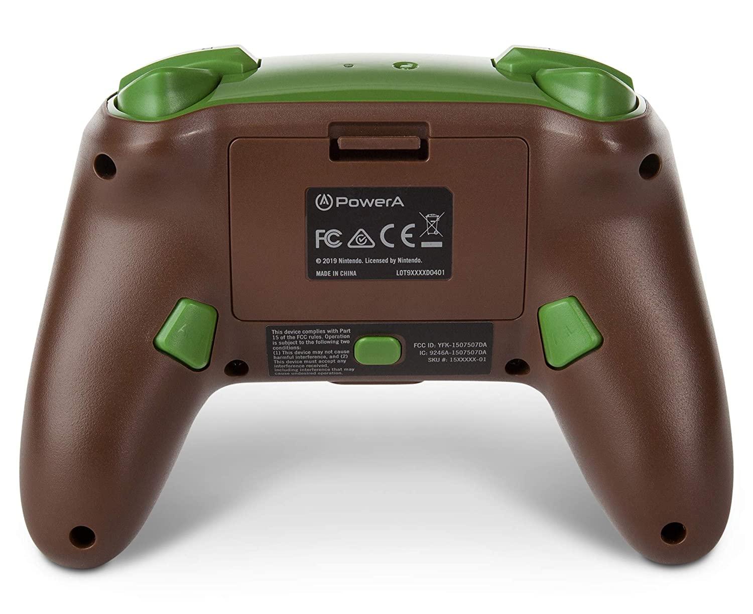 POWER A NSW ENHANCED WIRELESS CONTROLLER MINECRAFT GRASS BLOCK FOR N-SWITCH / SWITCH LITE - DataBlitz