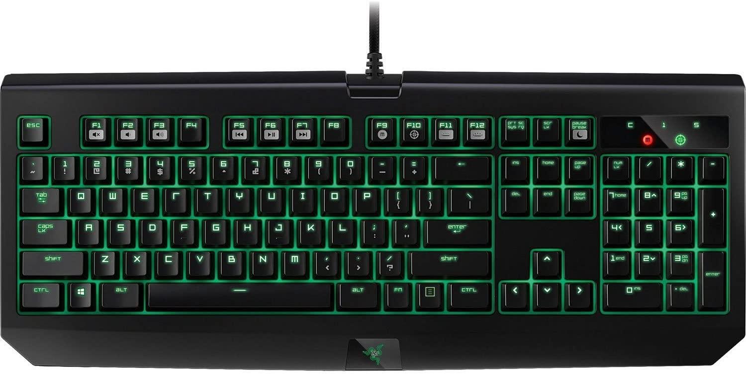 RAZER BLACKWIDOW ULTIMATE 2016 ED. STEALTH GAMING KEYBOARD (RAZER ORANGE SWITCHES TACTILE AND SILENT) - DataBlitz